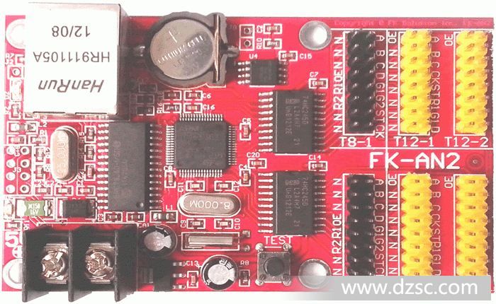 基于LED顯示屏控制卡/FK-AN2網絡卡的技術分析與應用前景